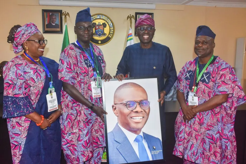 Pic  Gov Gov Sanwo Olu Receives Delegation National Institute For Security Studies In Lagos