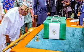 Cover of Nigeria’s 2026 Appropriation Bill titled “Budget of Consolidation, Renewed Resilience and Shared Prosperity.”