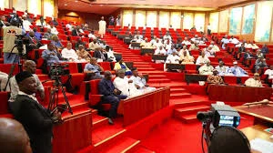 Nigerian Senate chamber during debate on the Electoral Act Amendment Bill 2026