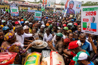 APC supporters at a political rally during the Osun governorship election