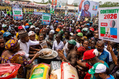 APC supporters at a political rally during the Osun governorship election