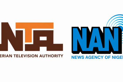 Composite logos of the Nigerian Television Authority (NTA) and News Agency of Nigeria (NAN) following President Tinubu's renewal of their chief executives' tenures.