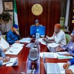 Vice President Kashim Shettima presiding over a National Economic Council meeting.