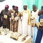 Sheik Muhammad Khalid speaking at a book presentation in Yola ahead of the 2027 elections.