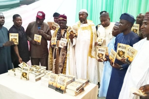 Sheik Muhammad Khalid speaking at a book presentation in Yola ahead of the 2027 elections.
