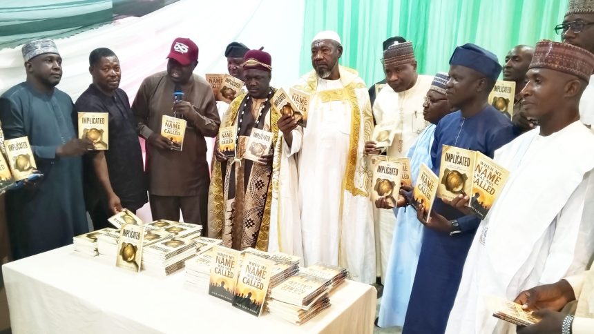 Sheik Muhammad Khalid speaking at a book presentation in Yola ahead of the 2027 elections.