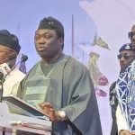 Governor Agbu Kefas addressing traditional rulers and stakeholders at the 2026 Kwararafa Peoples Assembly in Abuja
