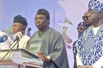 Governor Agbu Kefas addressing traditional rulers and stakeholders at the 2026 Kwararafa Peoples Assembly in Abuja