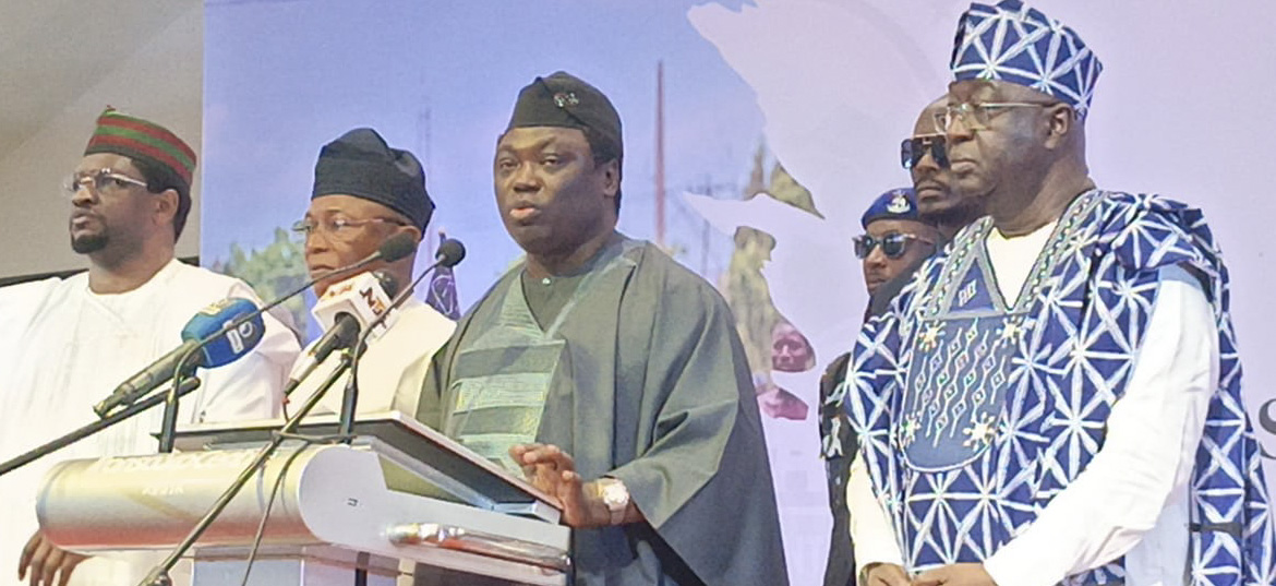 Governor Agbu Kefas addressing traditional rulers and stakeholders at the 2026 Kwararafa Peoples Assembly in Abuja