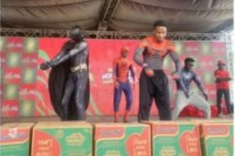 Ice Prince performing at the Indomie Palooza concert in Abuja