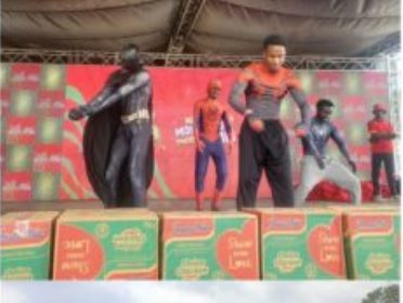 Ice Prince performing at the Indomie Palooza concert in Abuja
