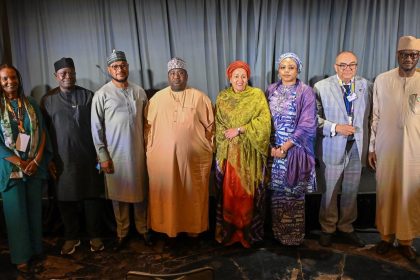 Northwest governors with UN Deputy Secretary-General Amina Mohammed and other officials at a UNGA 81 forum in New York.