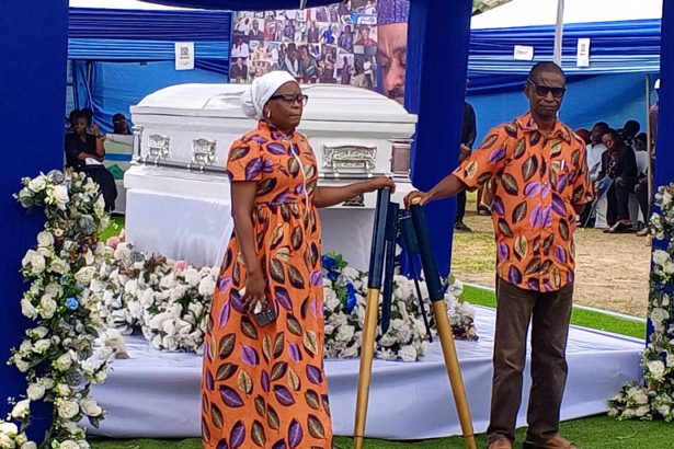 Former Guardian South-South Deputy Bureau Chief Anietie Akpan, who was laid to rest in Ekpeneobo, Akwa Ibom State.