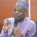 TETFund Executive Secretary Arc. Sonny S. T. Echono discussing interest-free loans for tertiary institution staff.