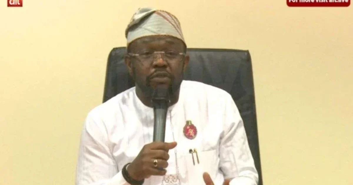 State House Permanent Secretary, Mr Temitope Fashedemi, speaking at a retirement ceremony in Abuja for Directors Sule Tegina and Ali Sufiyan, where he urged staff to maintain professionalism and unity.