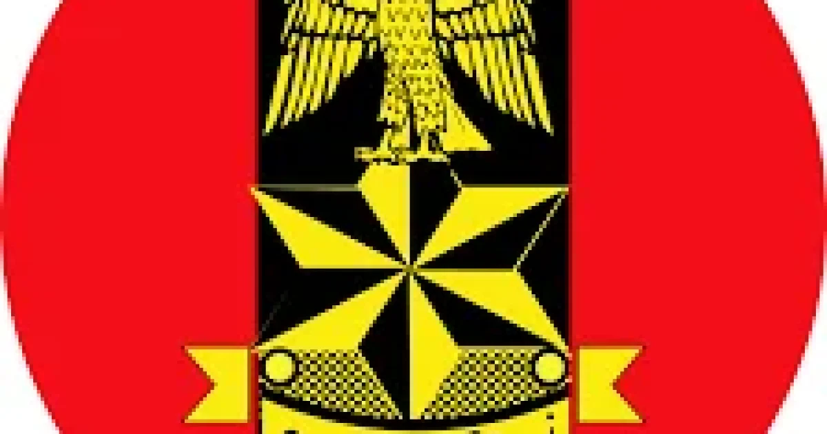 Nigerian Army logo displayed as the Army disowns a fake DSSC 29 recruitment application circulating online.