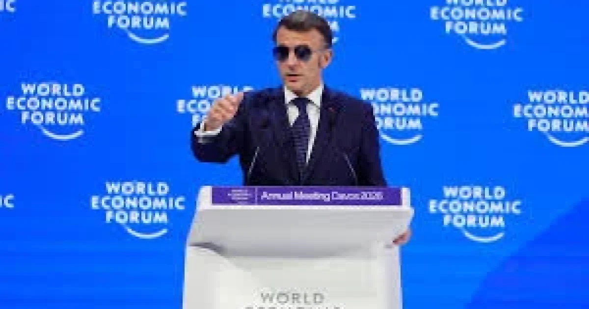 President Macron speaks on France’s support for NATO Arctic operations in Greenland.
