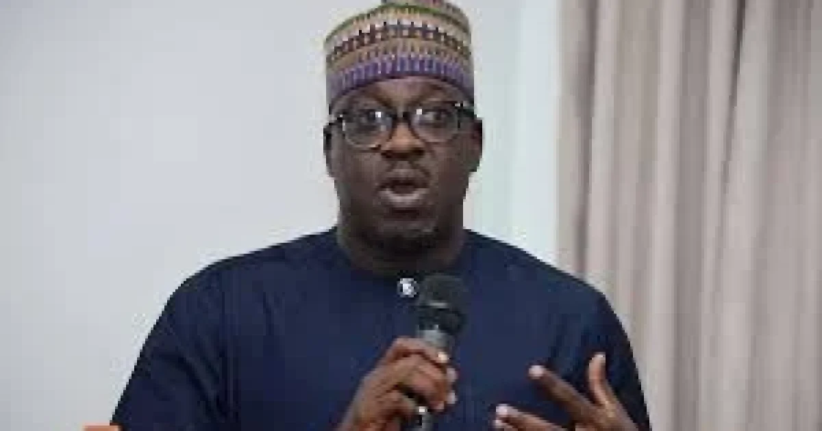 Bolaji Abdullahi speaking during an ADC live discussion on national unity and elections