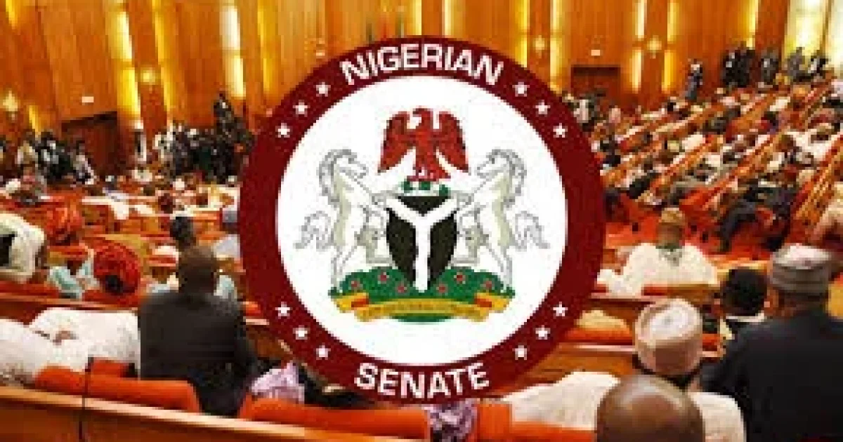 Nigerian Senate during plenary session debating revenue allocation formula