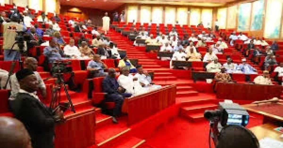 Nigerian Senate chamber during debate on the Electoral Act Amendment Bill 2026