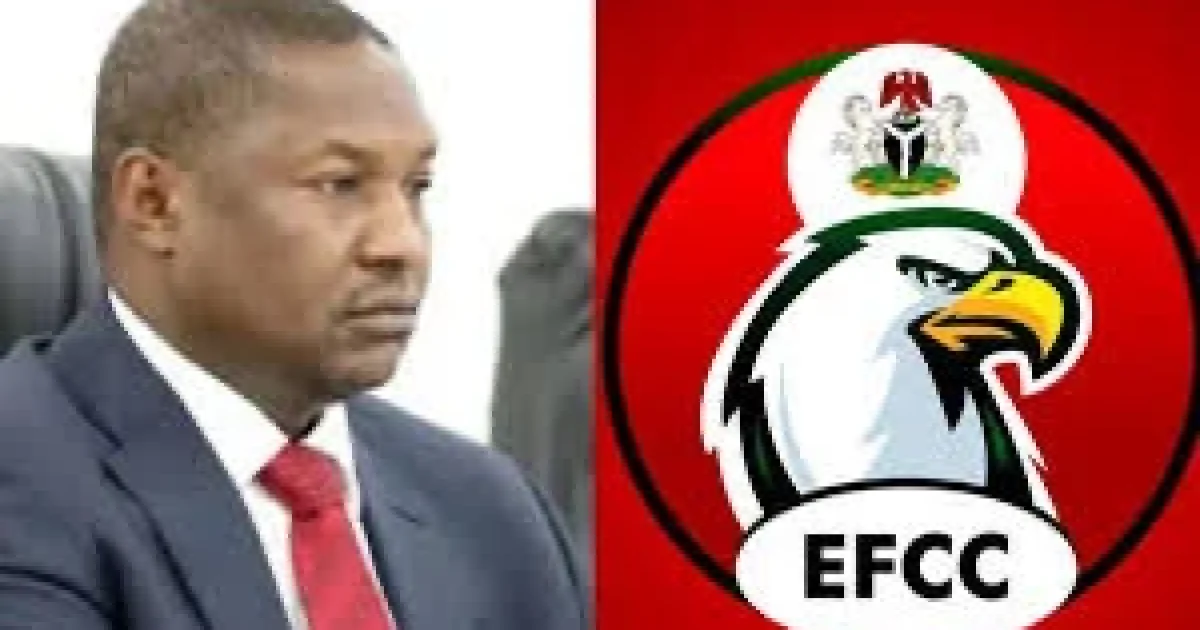 Former AGF Abubakar Malami arriving at the Federal High Court, Abuja, for his arraignment on money laundering charges