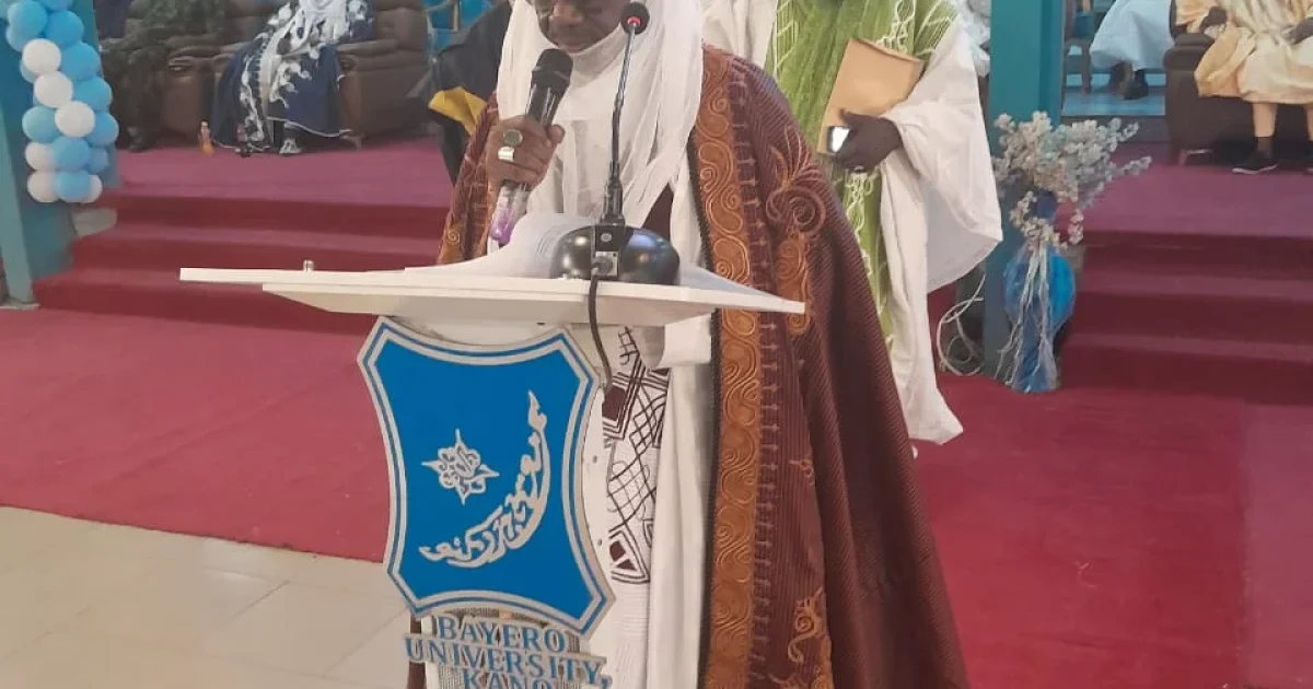 First Vice President of BOBA, HRH Shehu Mohammad delivering his speech at the ocassion